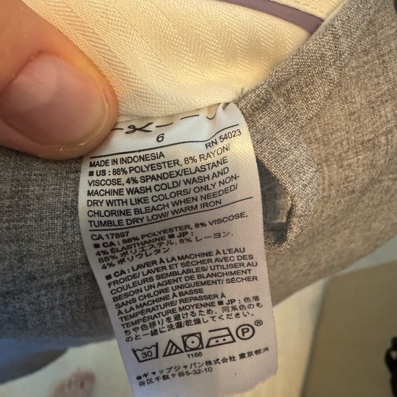 Banana Republic grey Ryan Curvy Trousersers - Picture 4 of 12